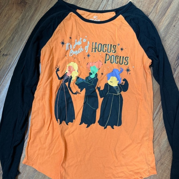 Disney Other - Hocus Pocus Long Sleeve Baseball Tee - XXL NWOT